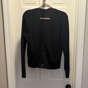 lululemon athletica Black Cardigan Sweater